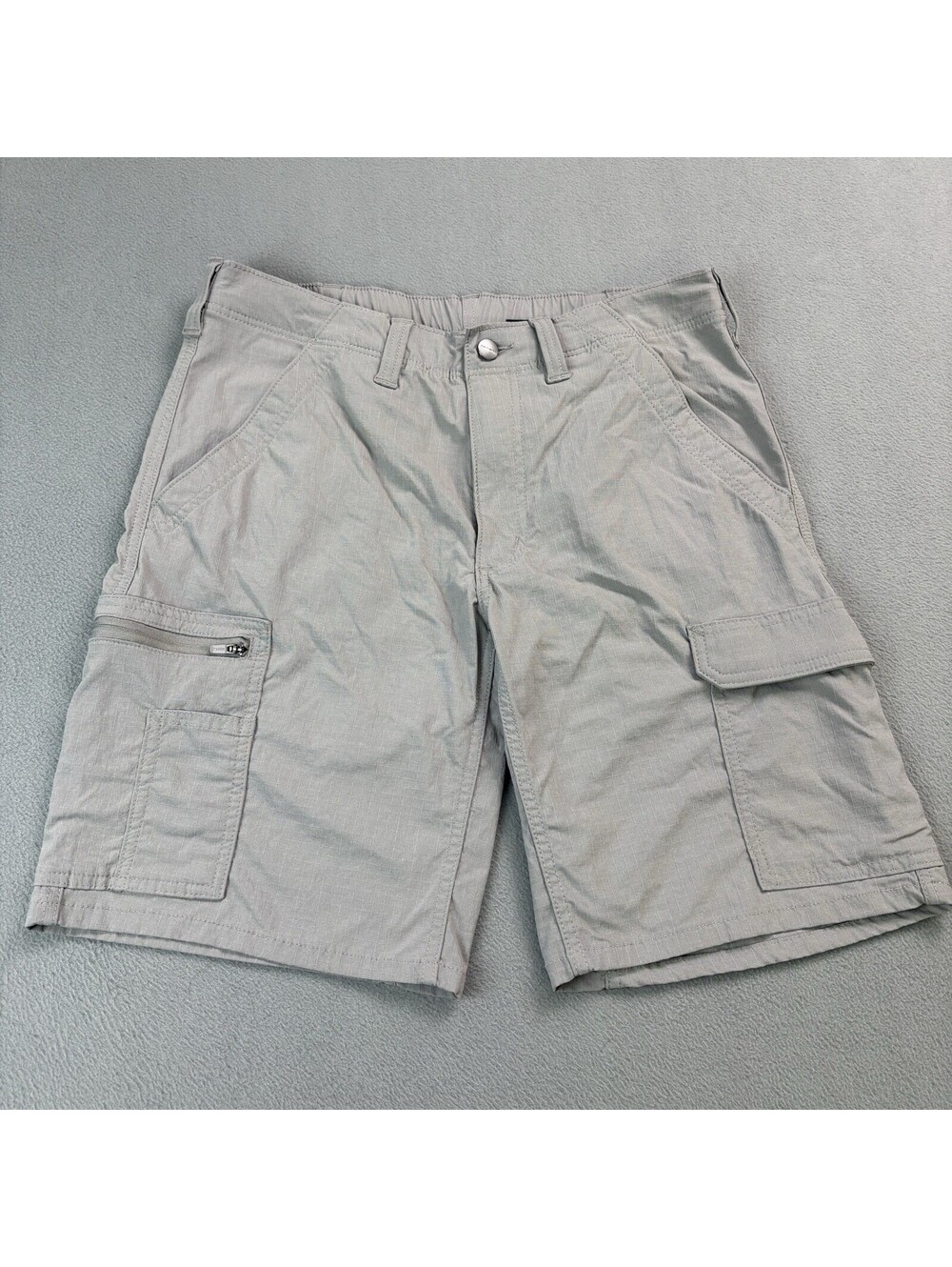 Carhartt Force Ripstop Cargo Shorts Size 32 x 9 in. Gray Relaxed Workwear